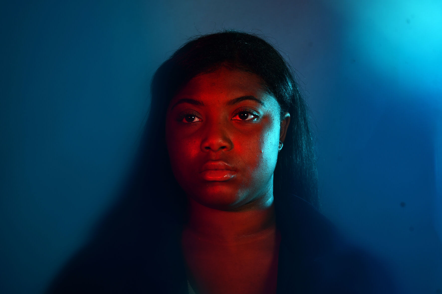 MU biochemistry major Taylor Iverson stands for a portrait